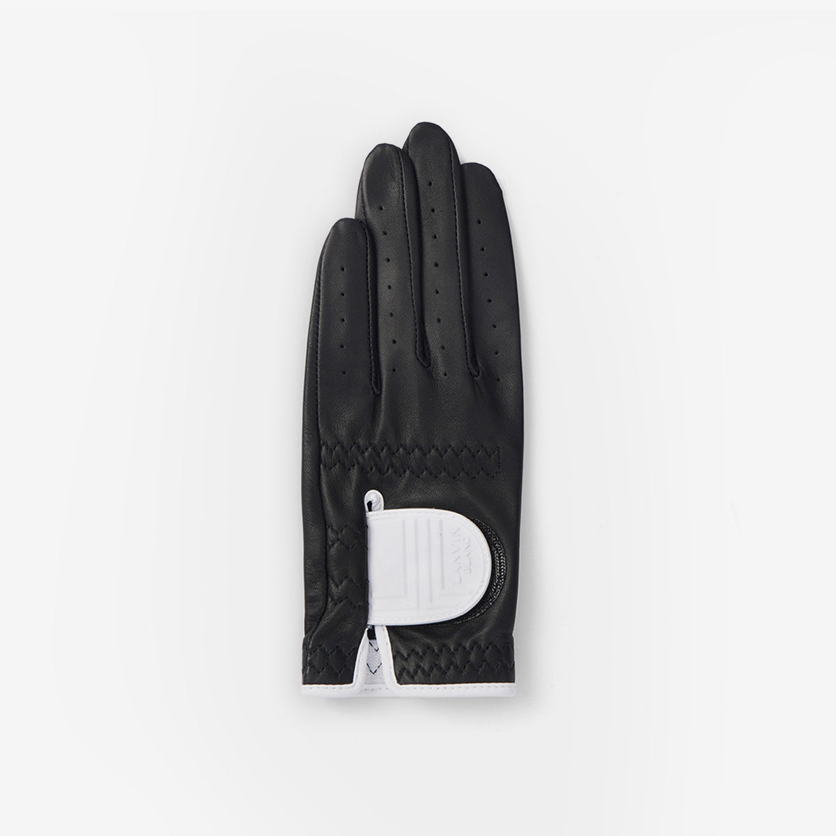 Lanvin Blanc Leather Left - Hand Glove - Black - Erthe Golf