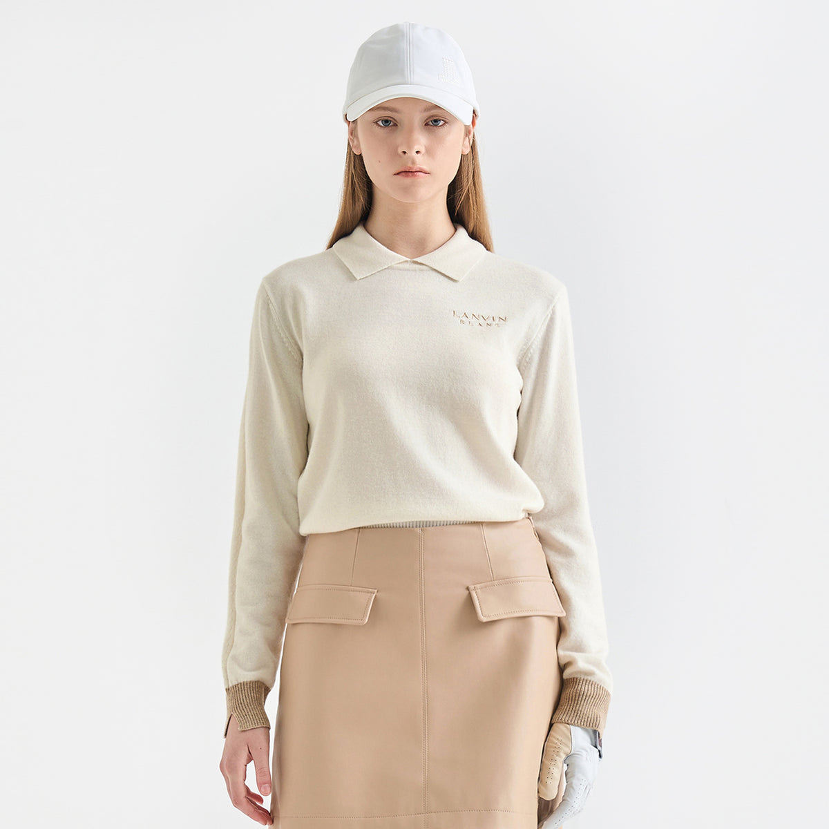 Lanvin Blanc Women's Sweatshirt - Off White - Erthe Golf