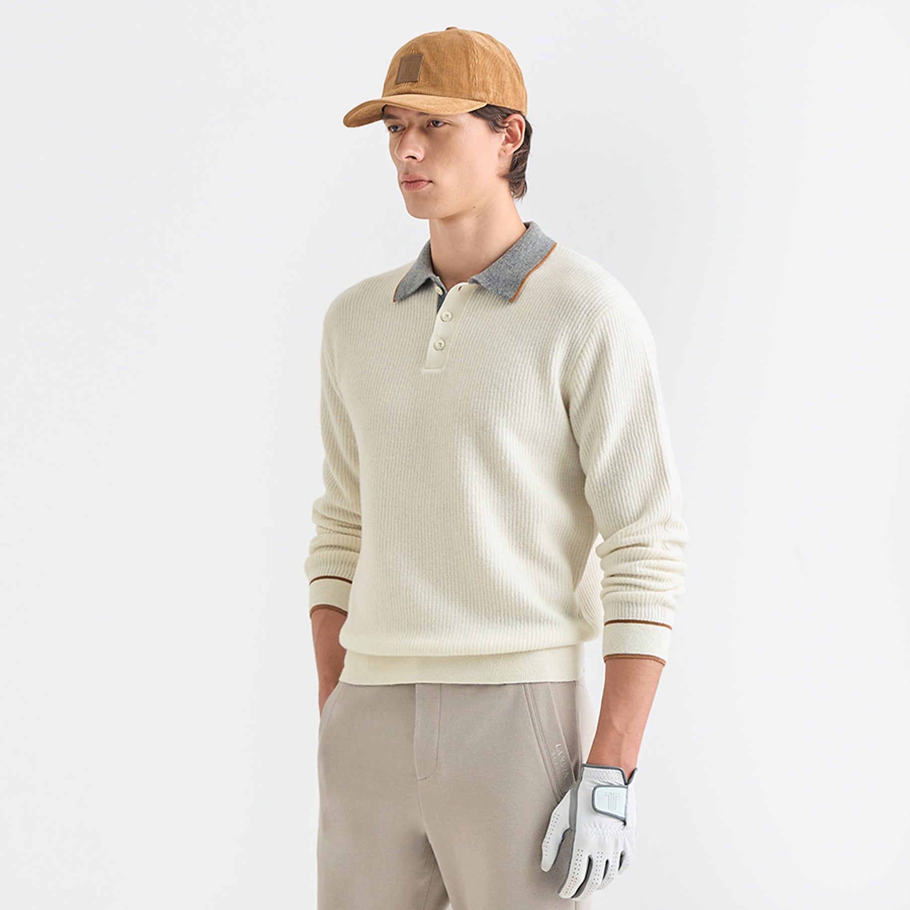 Lanvin Blanc Men's Sweater - Off White - Erthe Golf