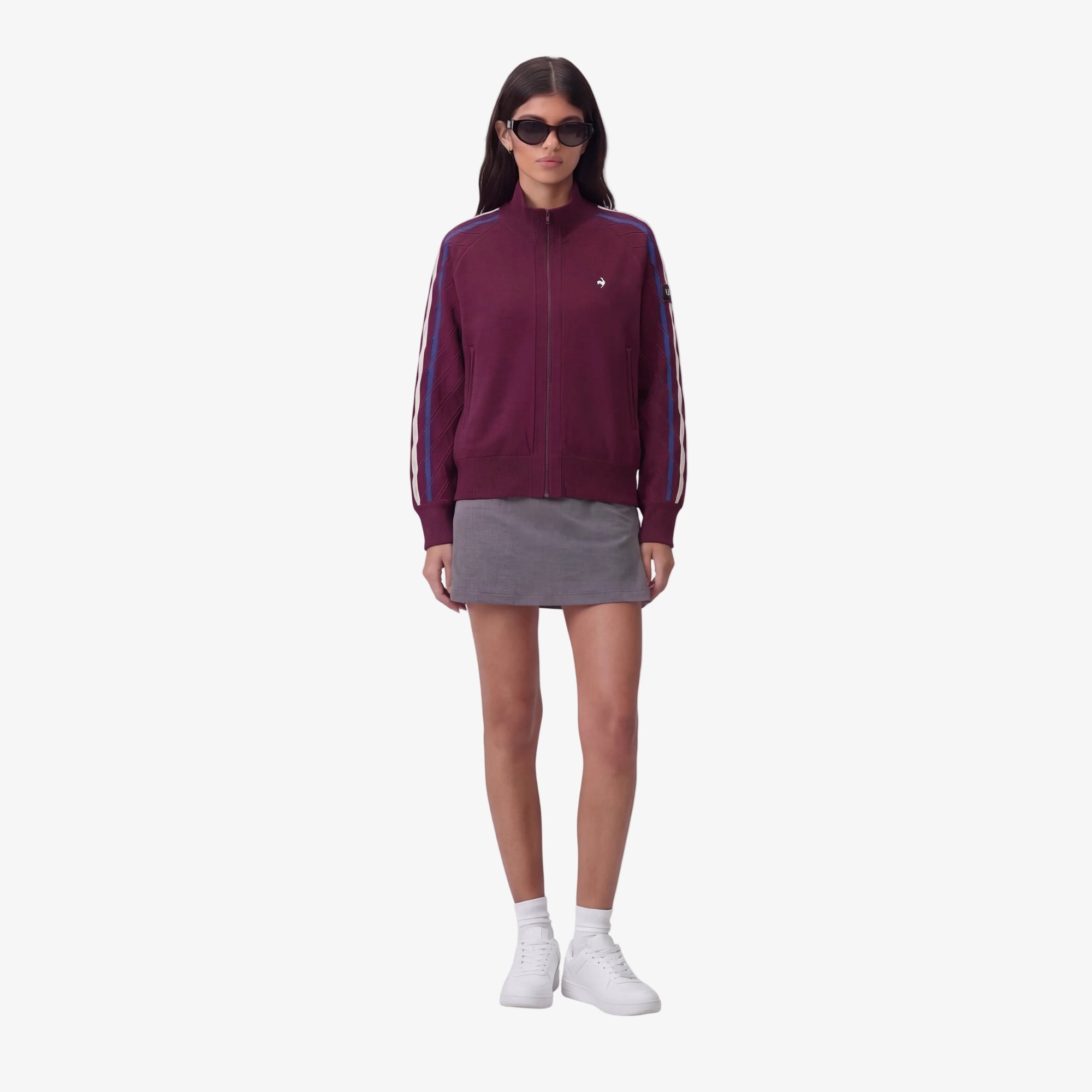 Women's Sweater Jumper - Burgundy - Erthe Golf
