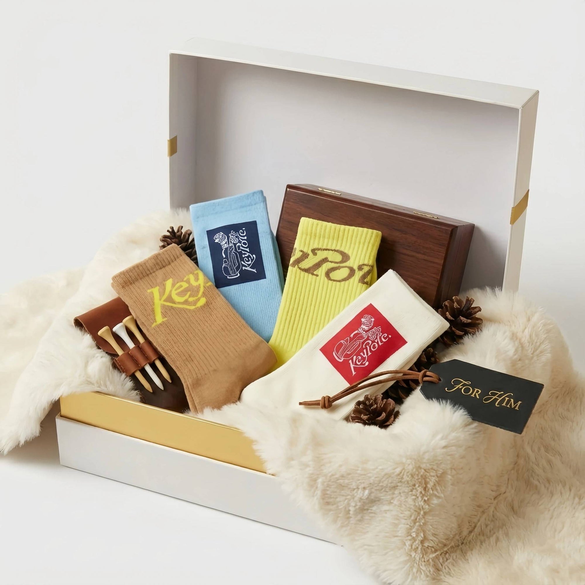 Men's Mid - High Socks Gift Set (4 - Piece) - Erthe Golf