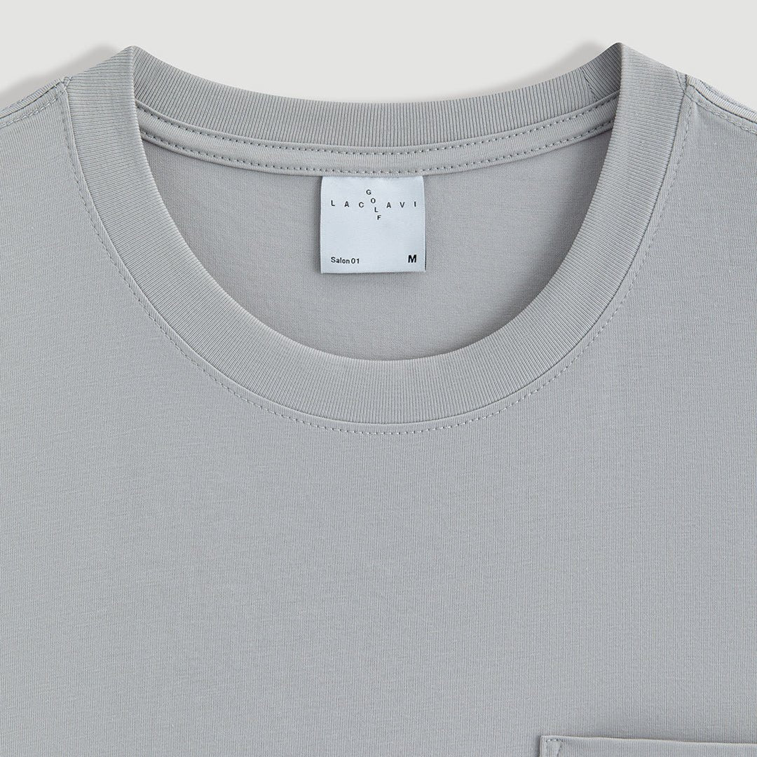 Men's Opening Shot Pocket T-Shirt - Gray - Erthe Golf