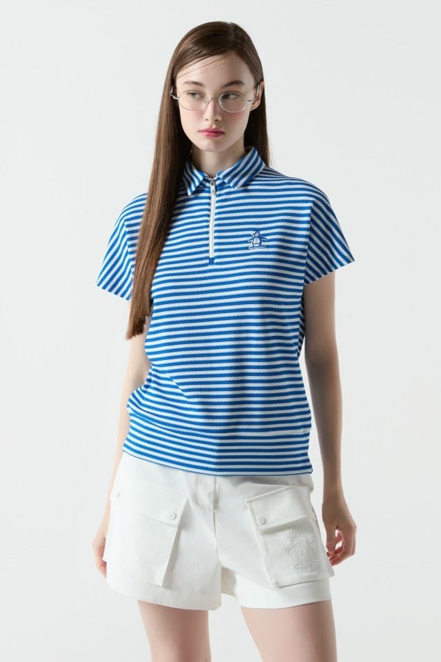 Munsingwear Women's Pocket Shorts - White - Erthe Golf