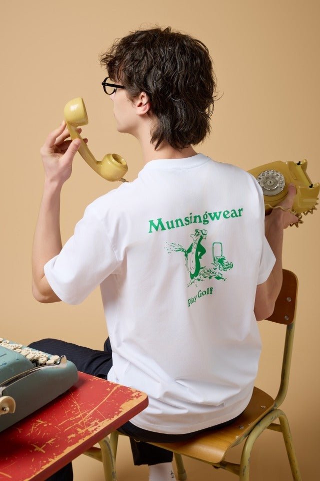 Munsingwear Men's T-Shirt - White - Erthe Golf