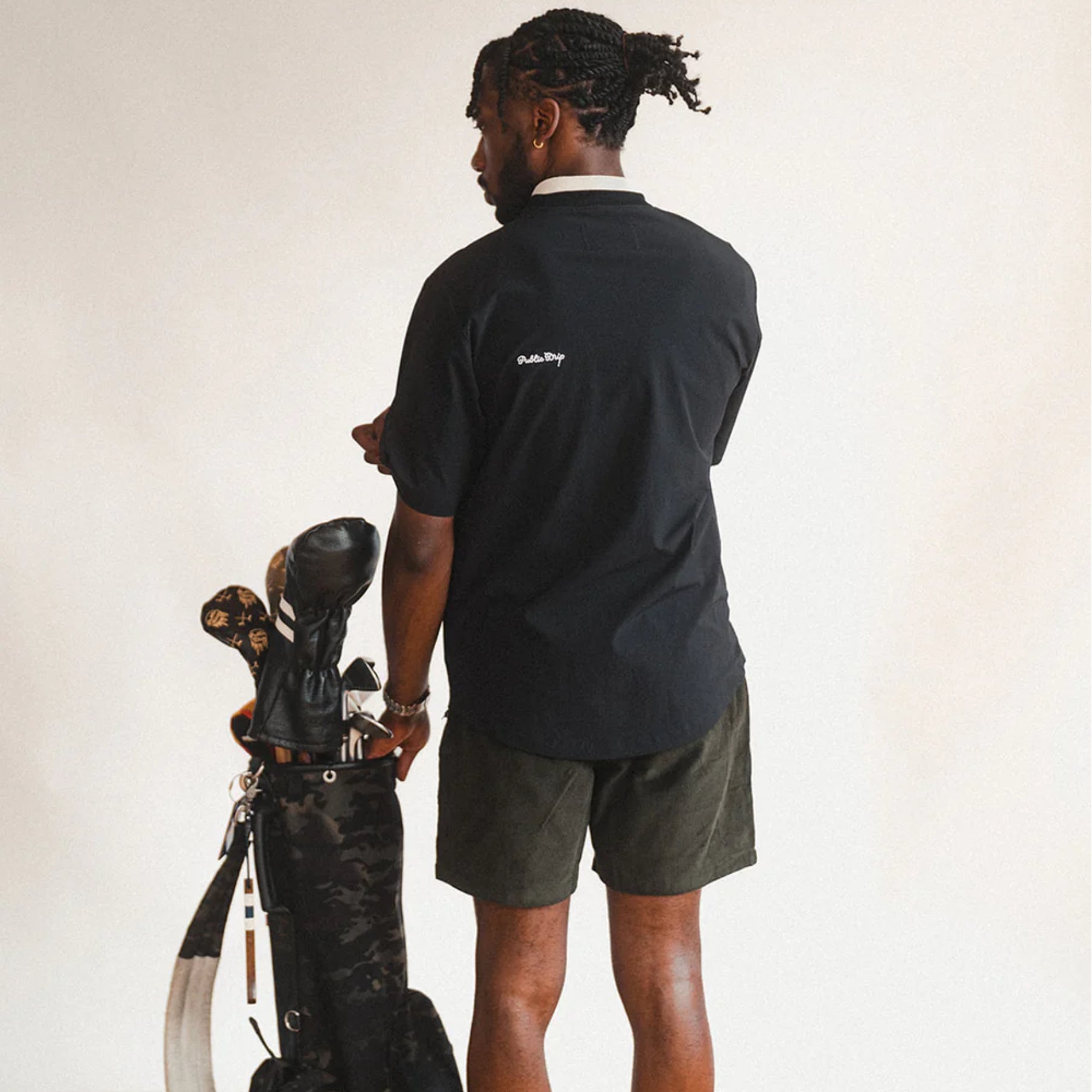 Men's Swing Shirt - Black - Erthe Golf