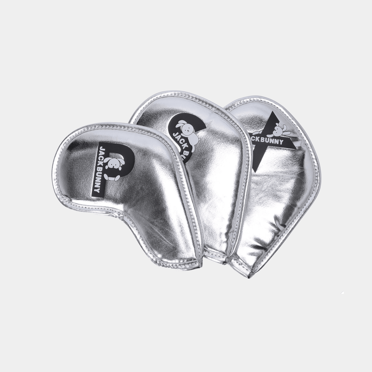 Jack Bunny 8 - Piece Iron Cover Set - Silver - Erthe Golf