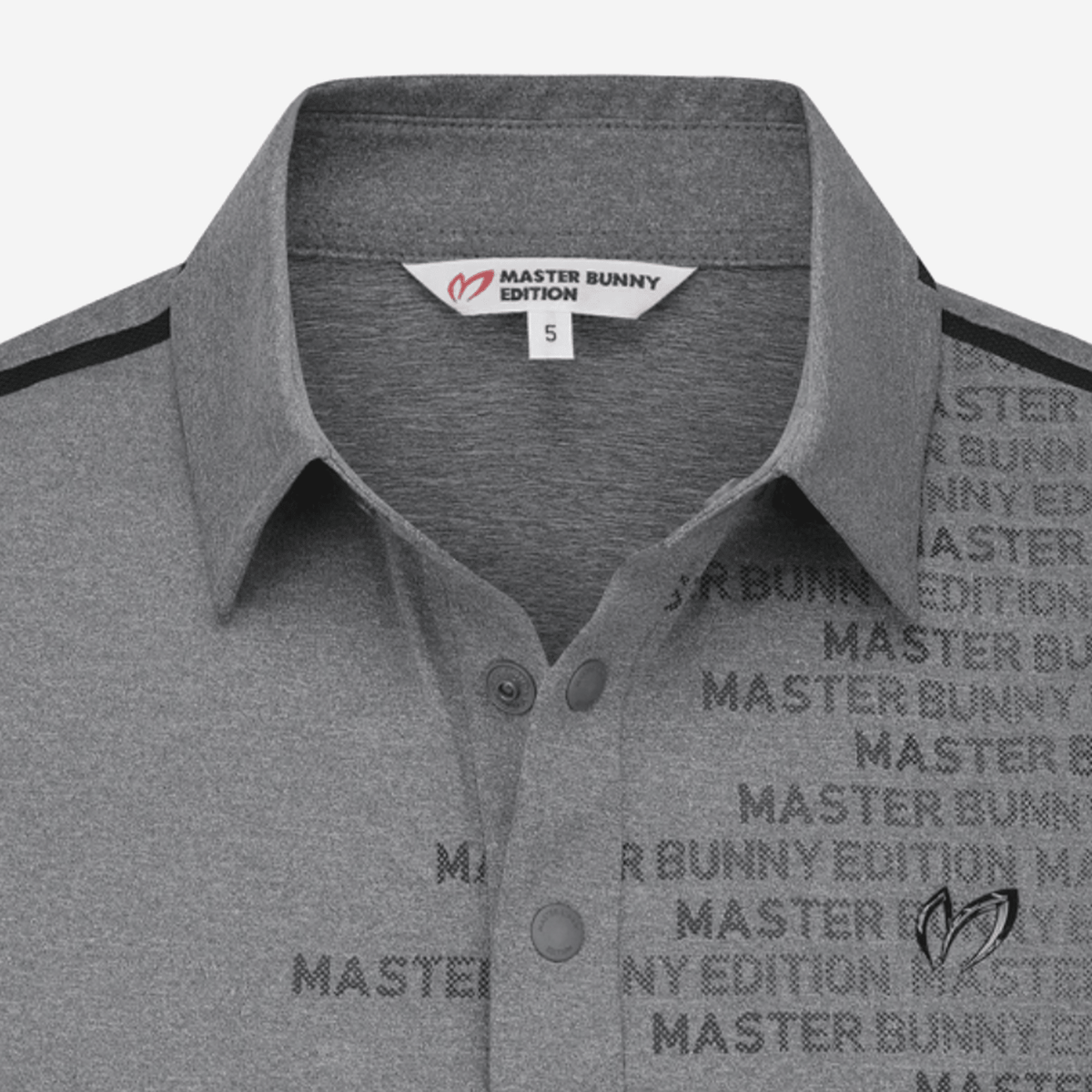 Men's Dot Logo Polo - Melange Gray - Erthe Golf