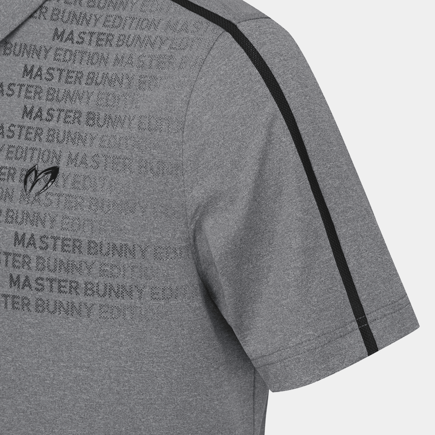 Men's Dot Logo Polo - Melange Gray - Erthe Golf