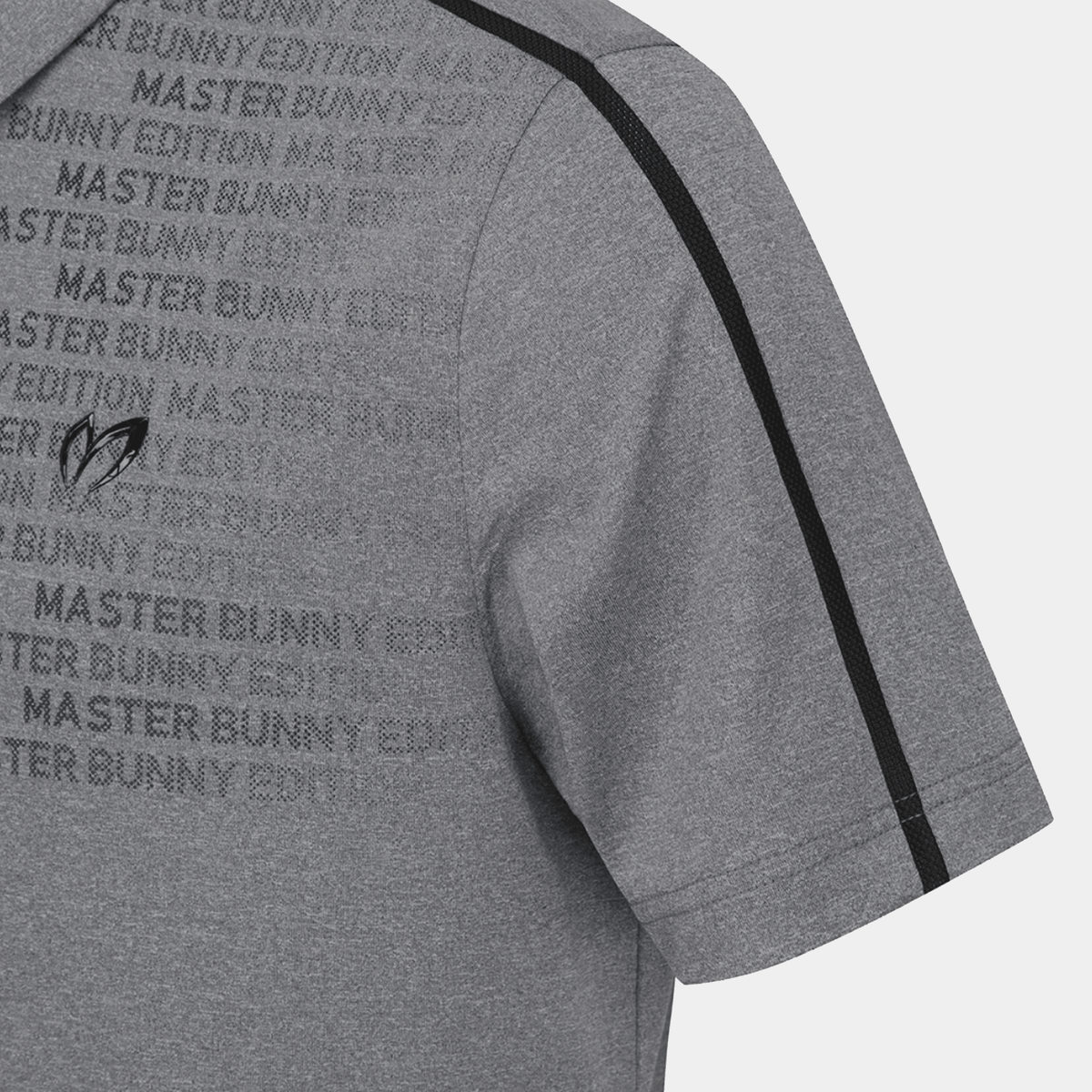 Men's Dot Logo Polo - Melange Gray - Erthe Golf