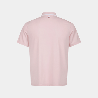 Men's Dot Logo Polo - Pink - Erthe Golf