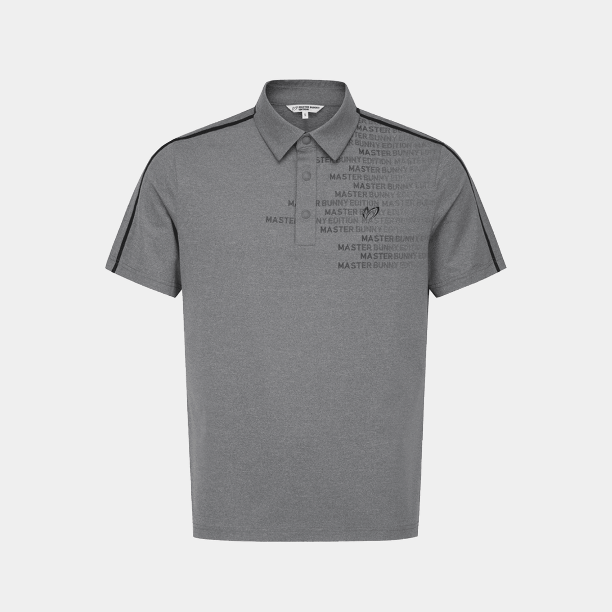 Men's Dot Logo Polo - Melange Gray - Erthe Golf