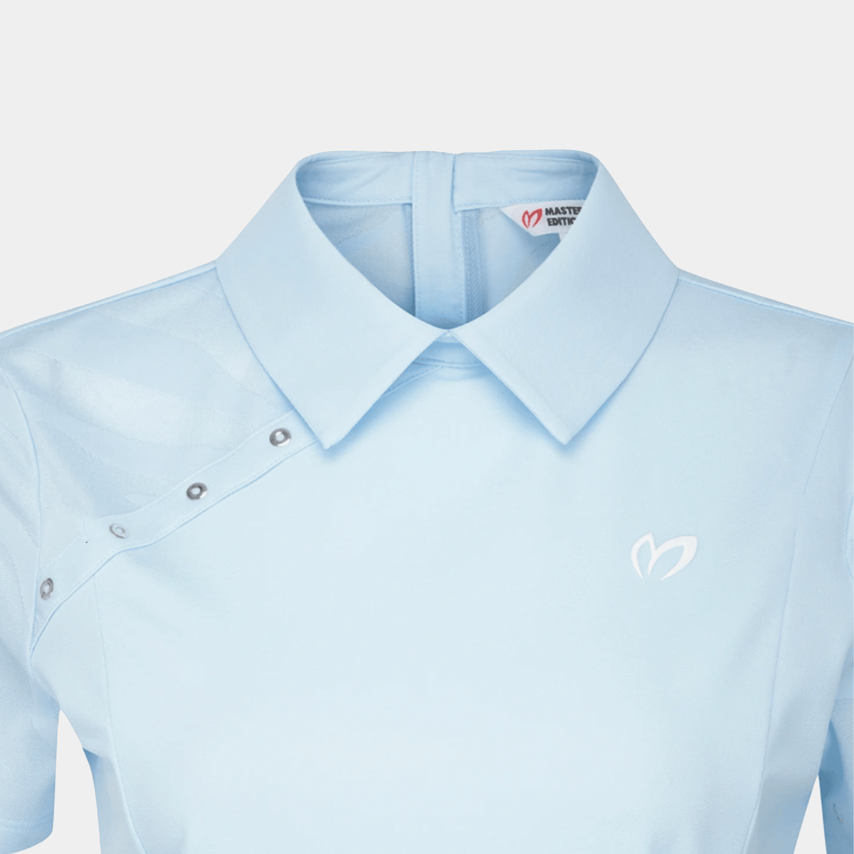 Women's Zip Rivet Polo - Blue - Erthe Golf