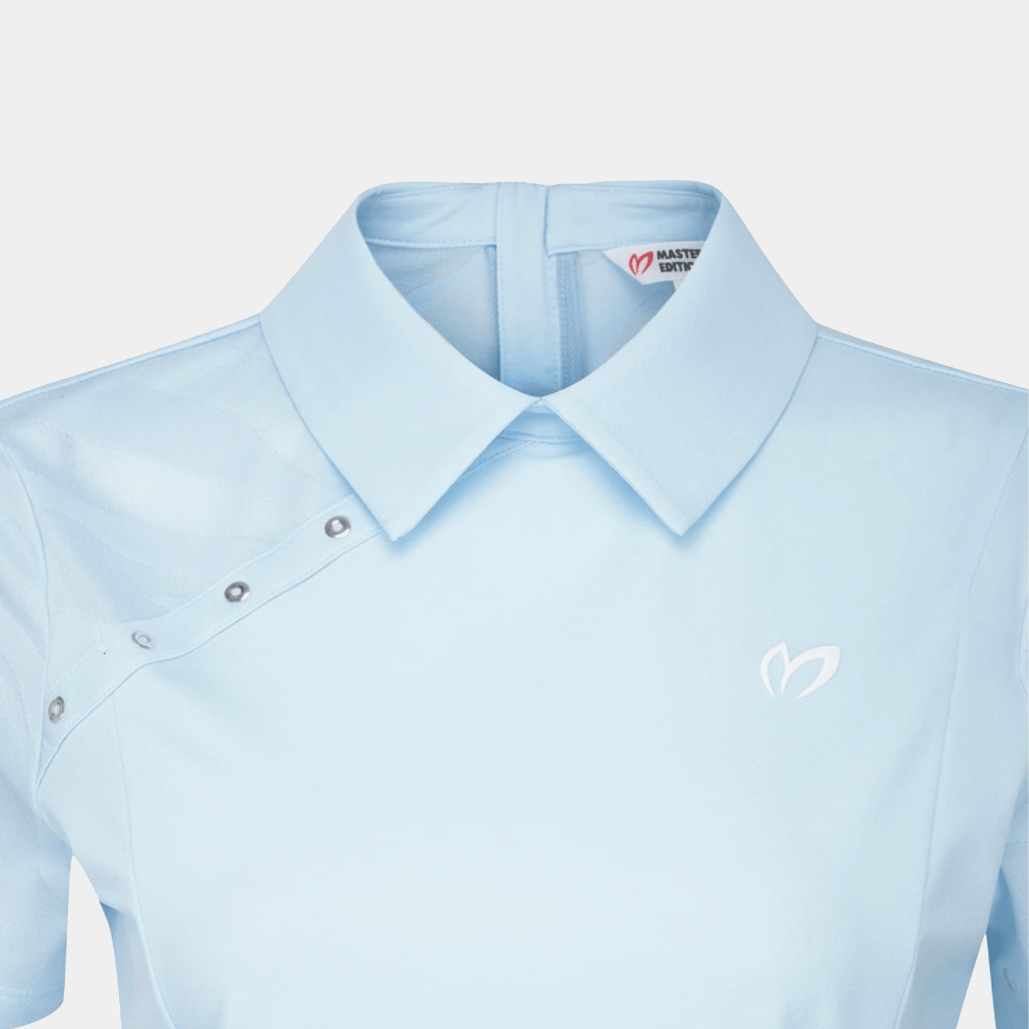 Women's Zip Rivet Polo - Blue - Erthe Golf