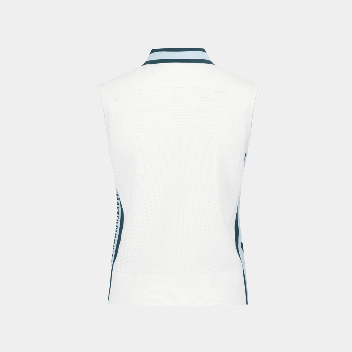 Women's Crochet Mix Vest - White - Erthe Golf