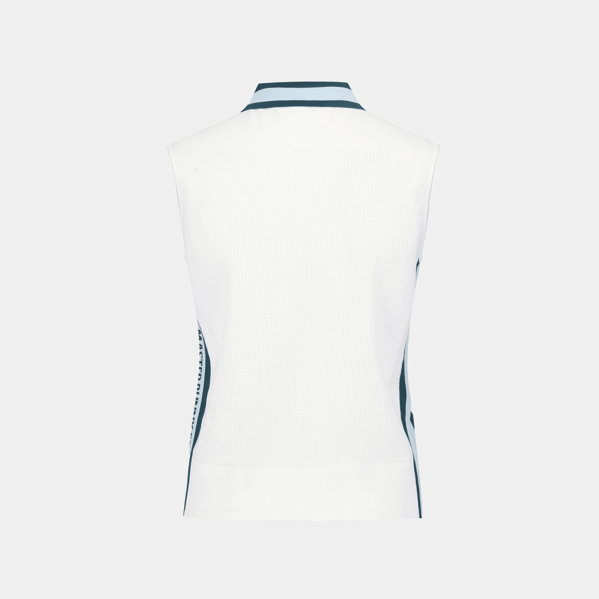 Women's Crochet Mix Vest - White - Erthe Golf