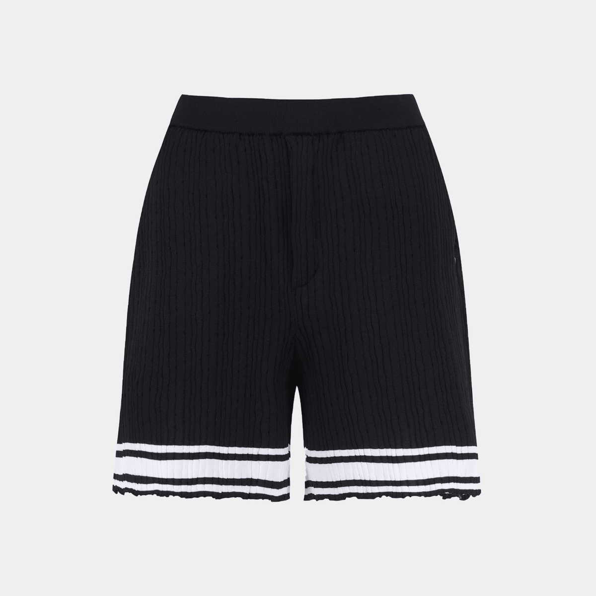 Women's Color - Block Shorts - Black - Erthe Golf