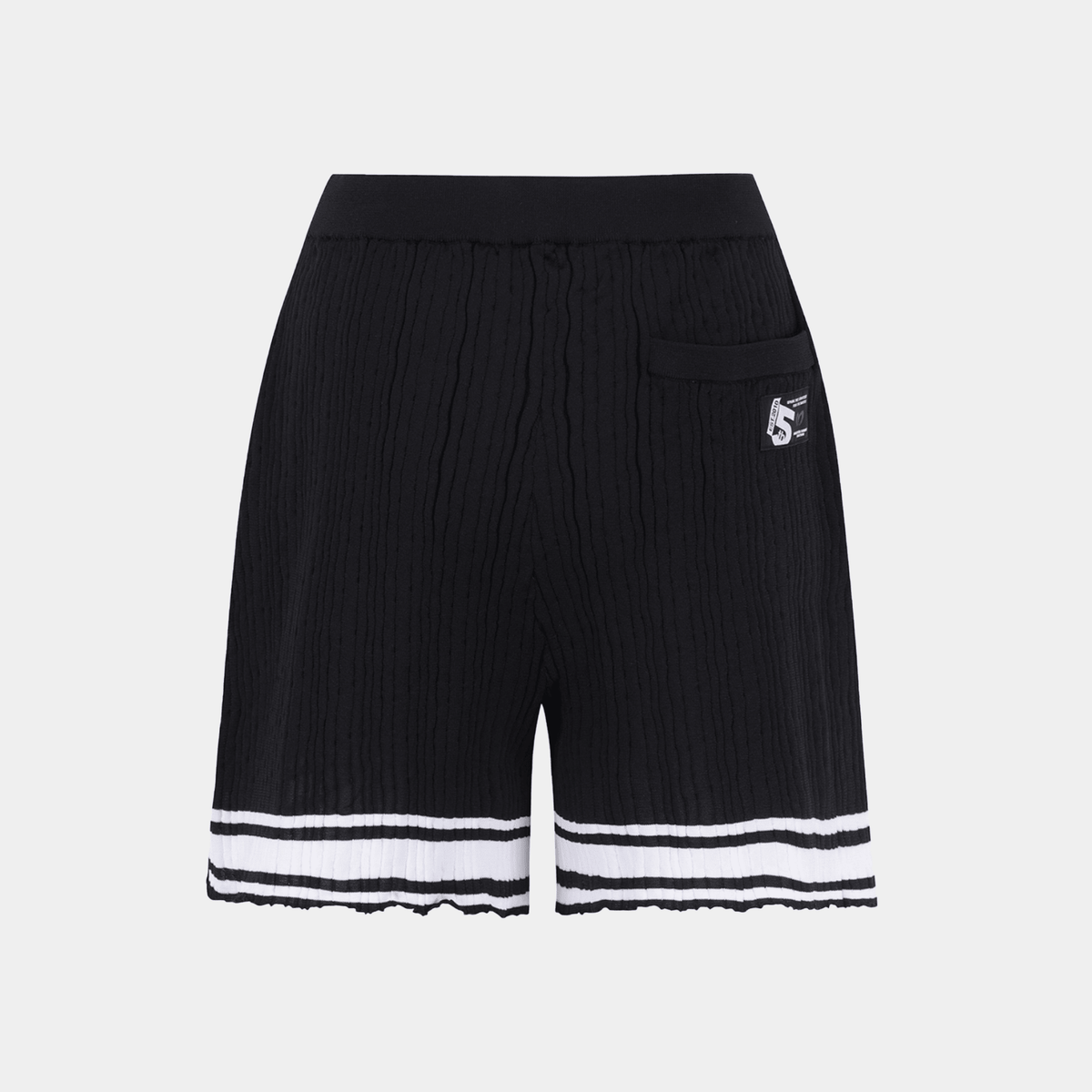 Women's Color - Block Shorts - Black - Erthe Golf