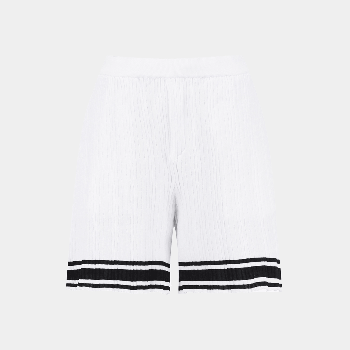 Women's Color - Block Shorts - White - Erthe Golf