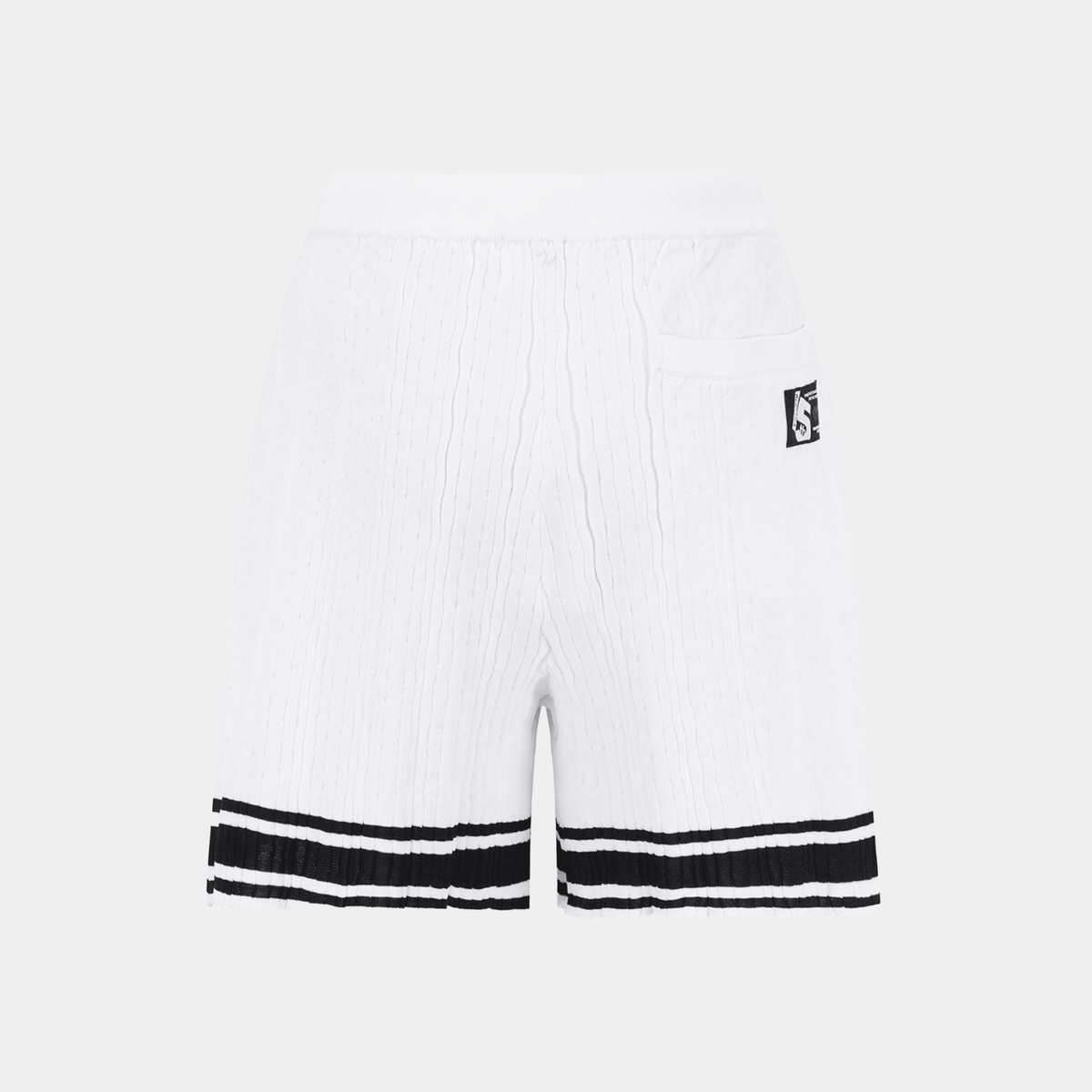 Women's Color - Block Shorts - White - Erthe Golf