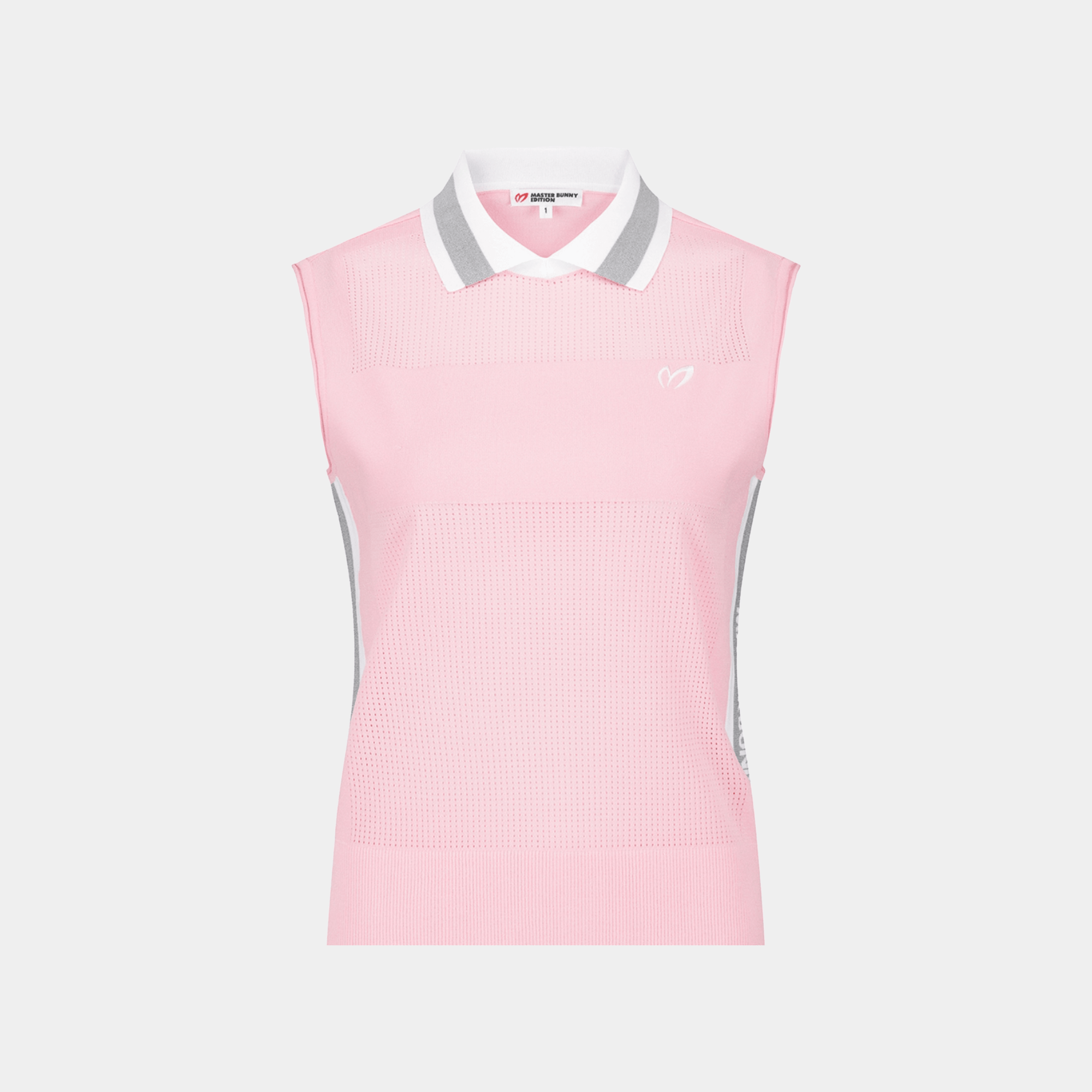 Women's Crochet Mix Vest - Pink - Erthe Golf