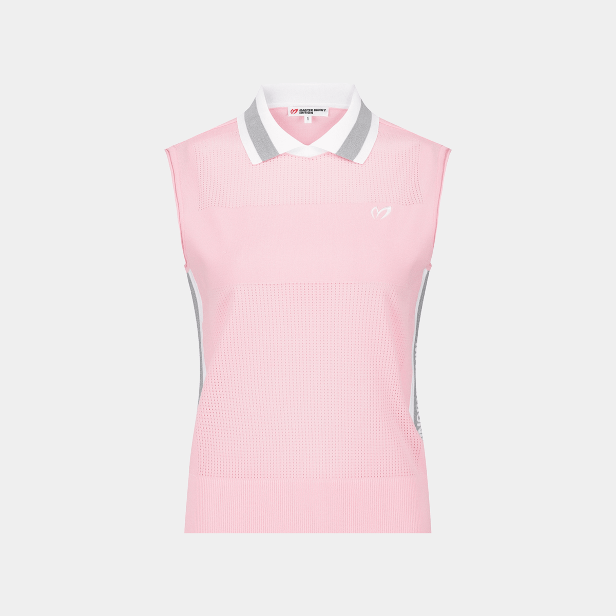 Women's Crochet Mix Vest - Pink - Erthe Golf