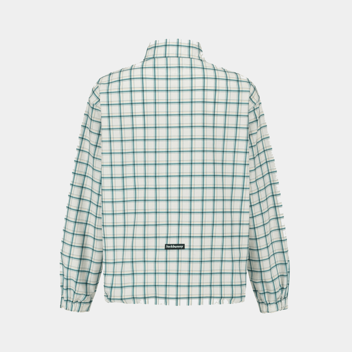 Women's Jack Bunny Check Pullover - White - Erthe Golf