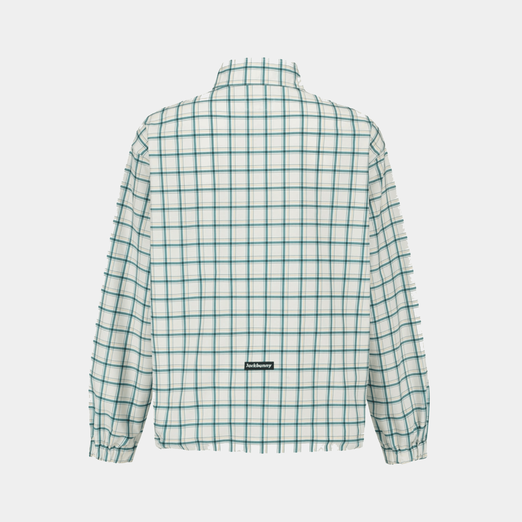 Women's Jack Bunny Check Pullover - White - Erthe Golf