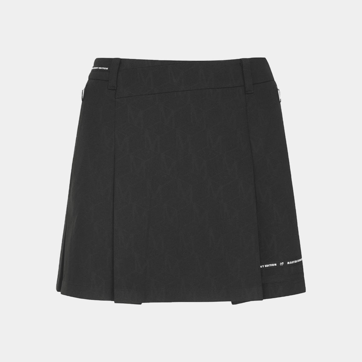 Women's Logo Tape Culotte Skirt - Black - Erthe Golf