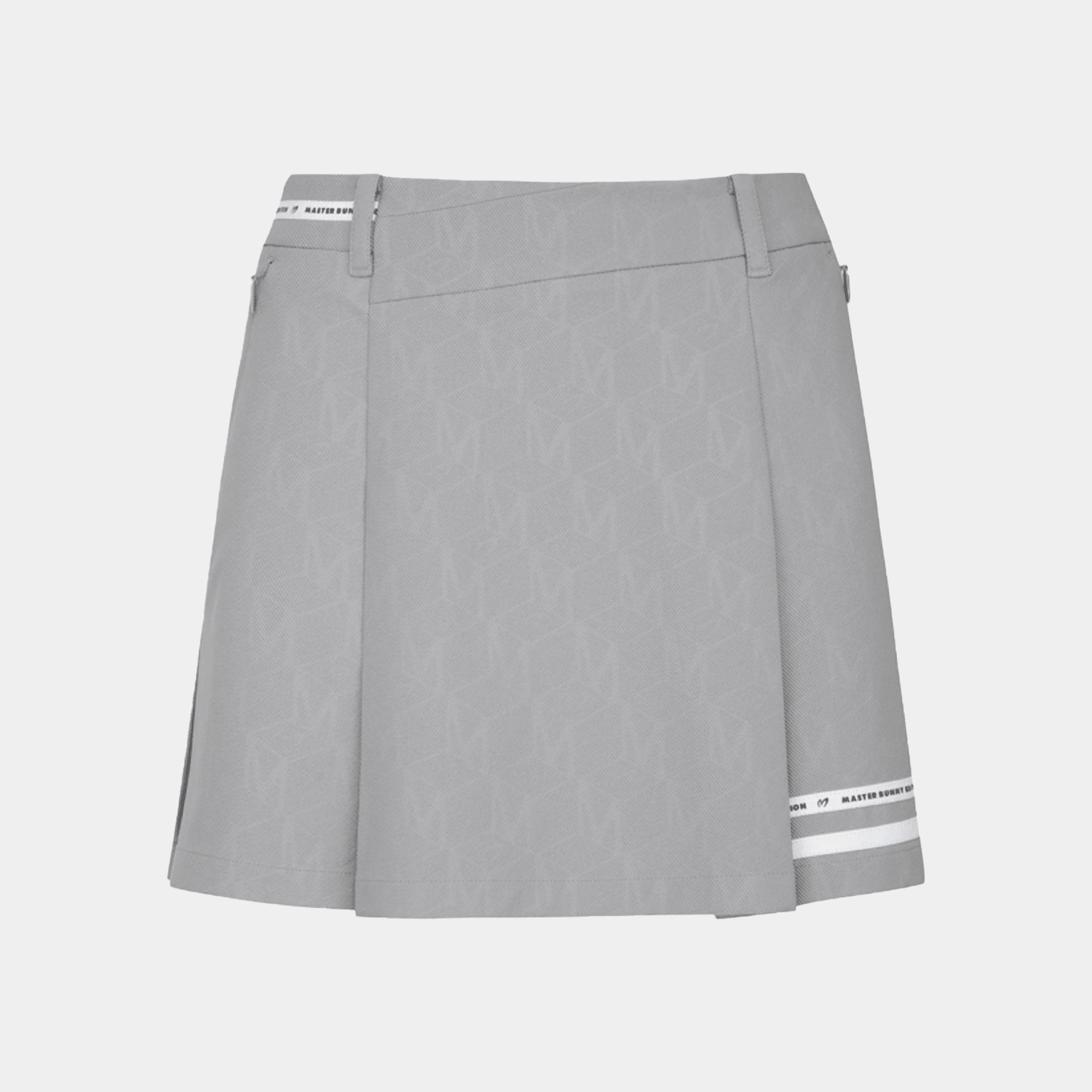Women's Logo Tape Culotte Skirt - Gray - Erthe Golf