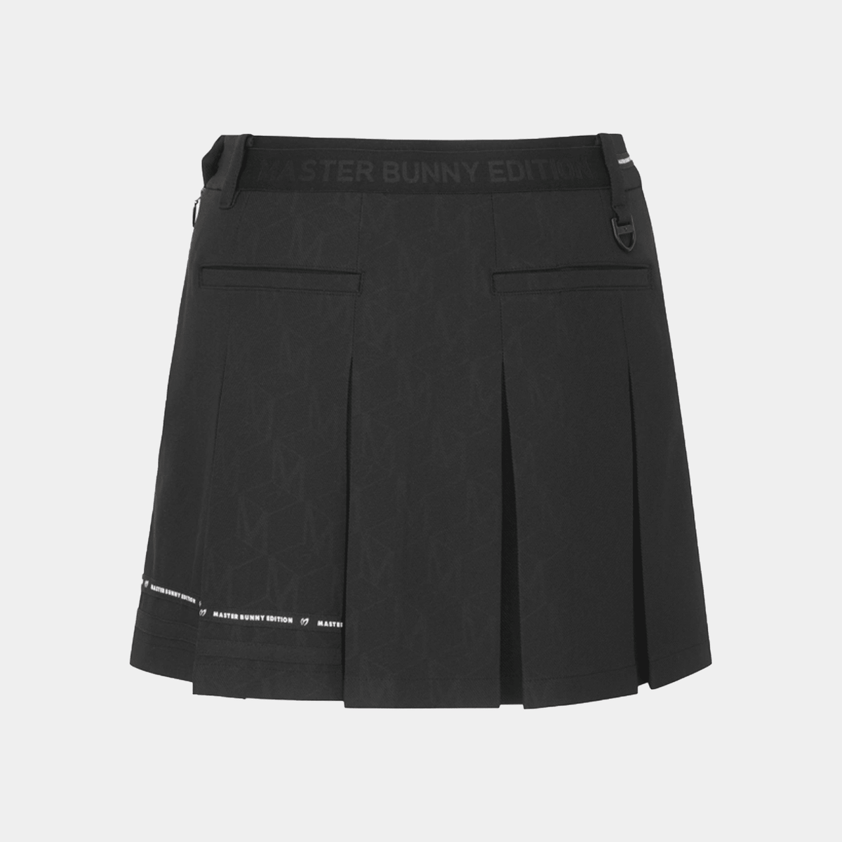 Women's Logo Tape Culotte Skirt - Black - Erthe Golf