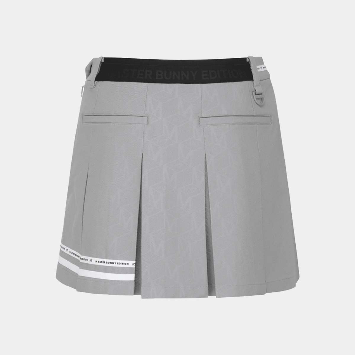 Women's Logo Tape Culotte Skirt - Gray - Erthe Golf