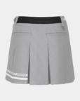 Women's Logo Tape Culotte Skirt - Gray - Erthe Golf