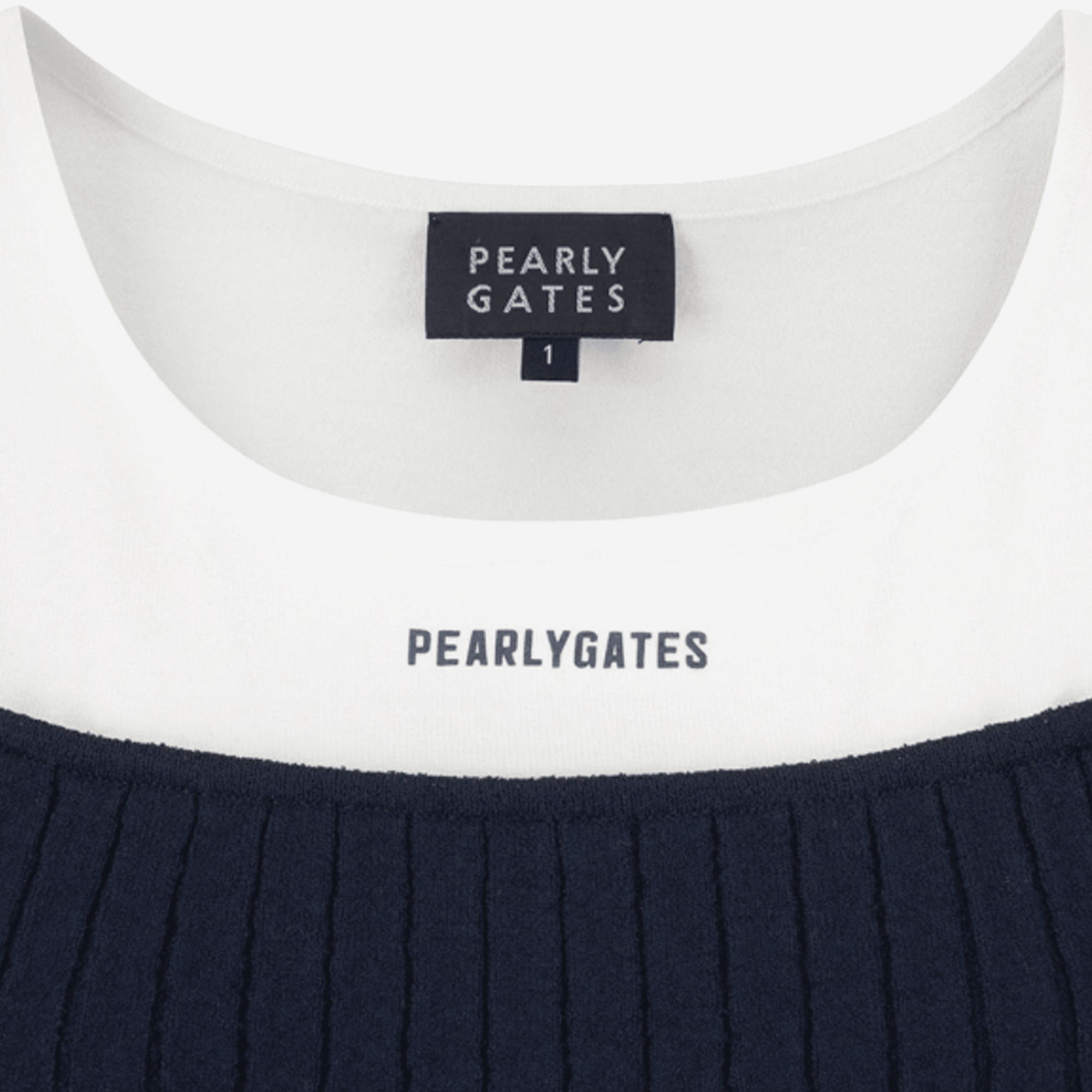 Women's Logo Two - Tone Vest - Navy - Erthe Golf