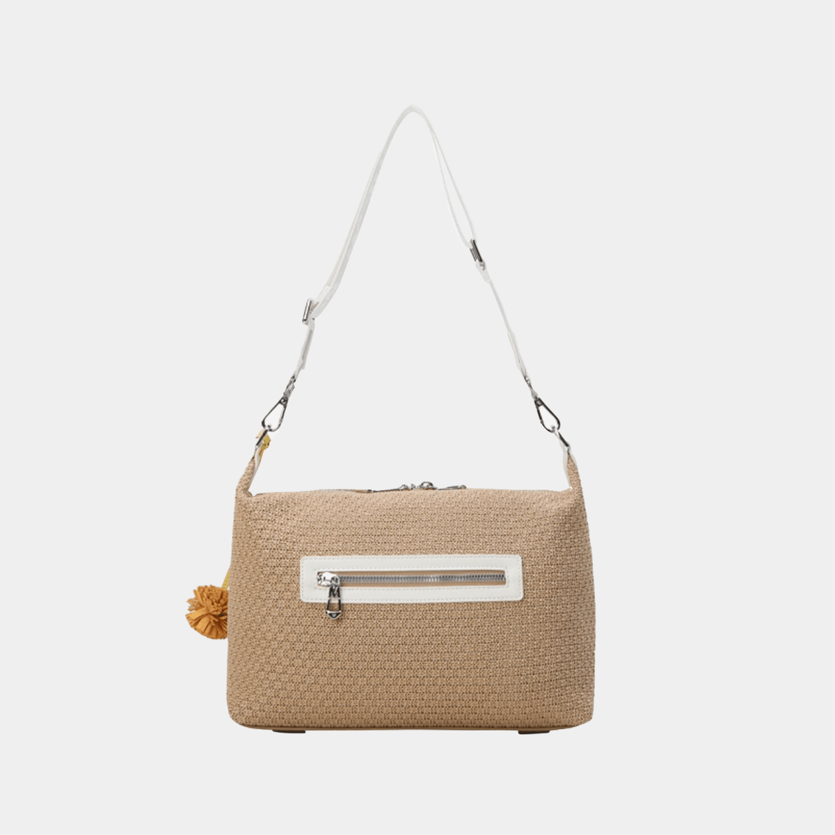 Women's Woven Hobo Bag - Beige - Erthe Golf
