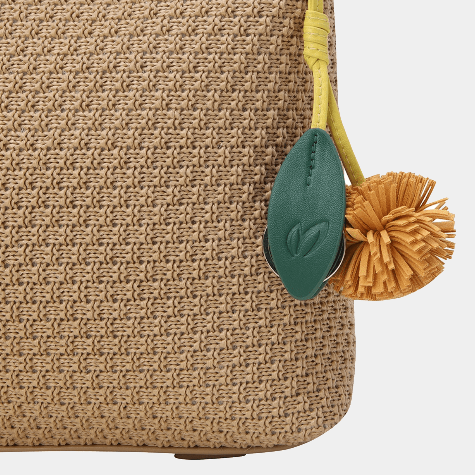 Women's Woven Hobo Bag - Beige - Erthe Golf