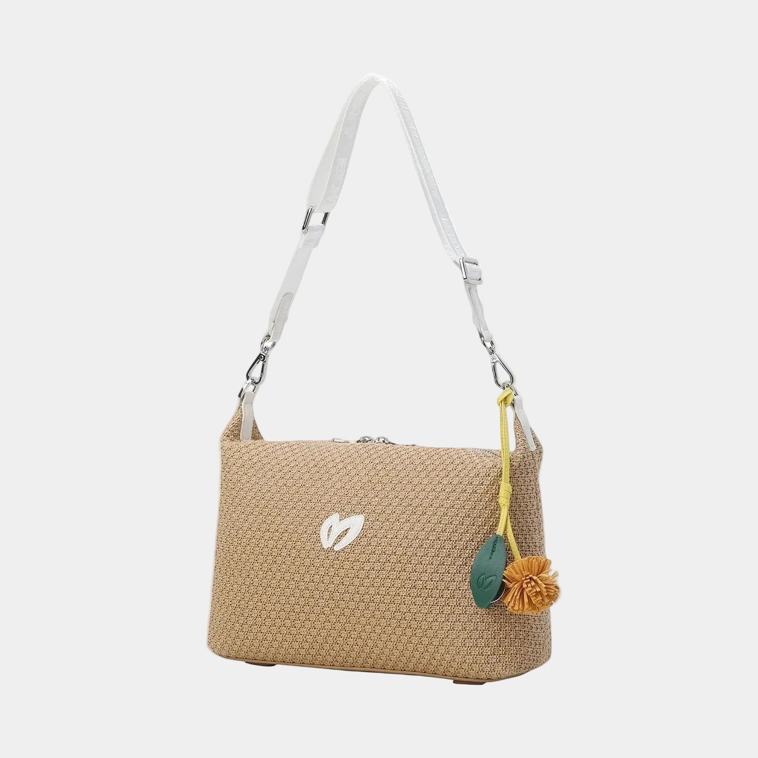 Women's Woven Hobo Bag - Beige - Erthe Golf