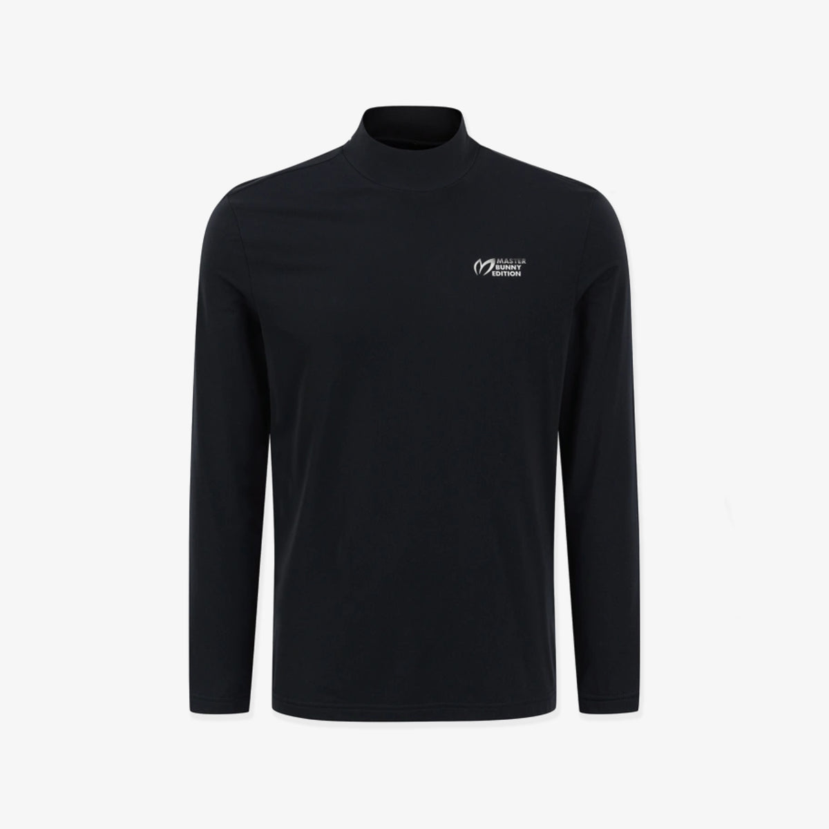 Men's Logo High - Neck Shirt - Black - Erthe Golf