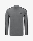 Men's Logo High-Neck Shirt - Gray