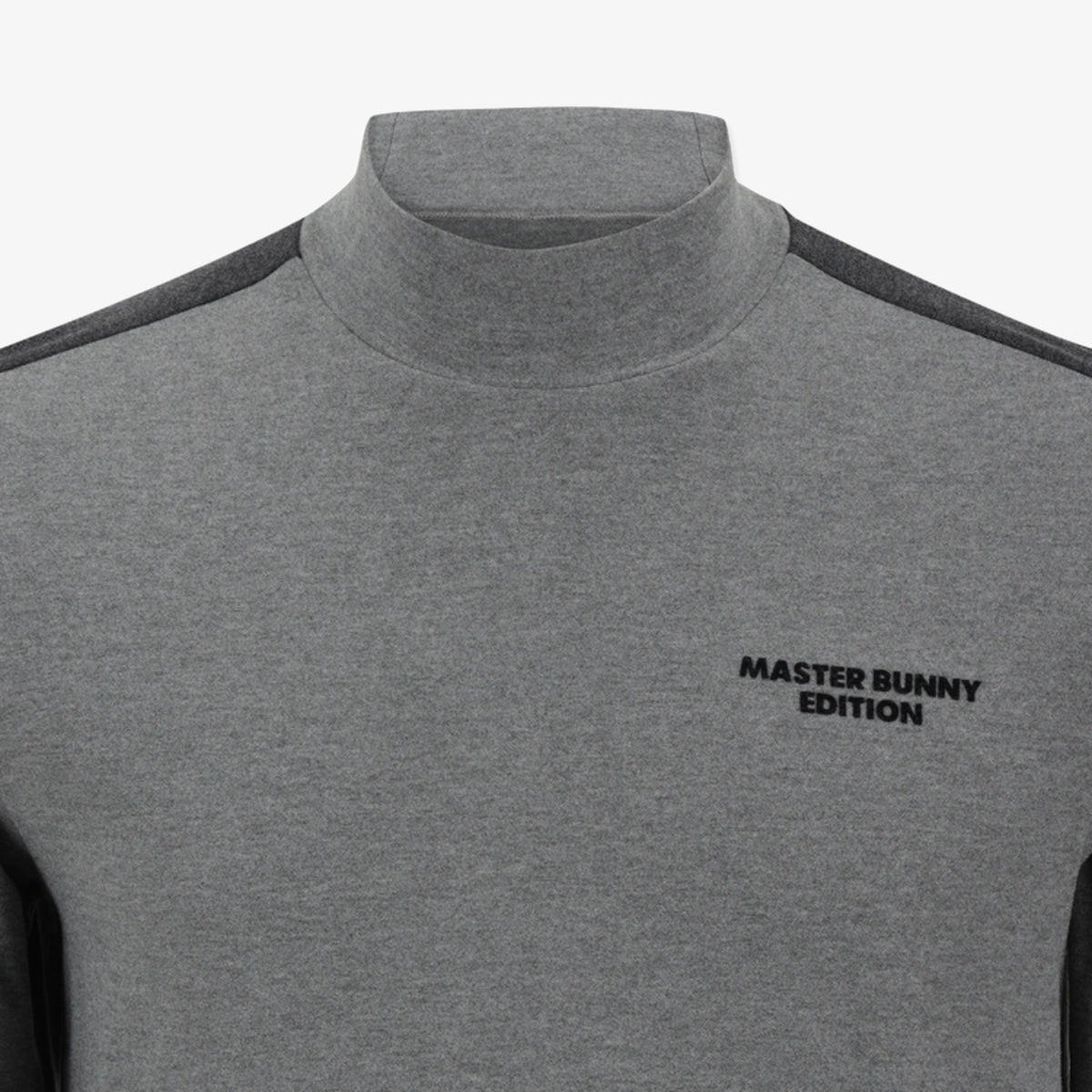 Men's Logo High - Neck Shirt - Gray - Erthe Golf
