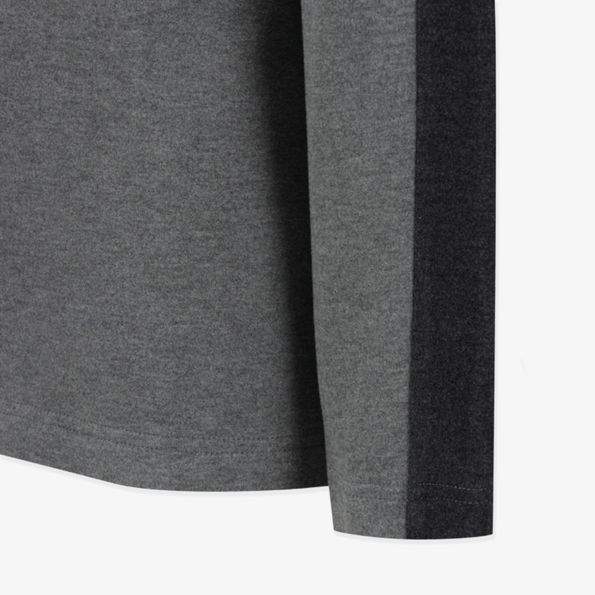 Men's Logo High - Neck Shirt - Gray - Erthe Golf