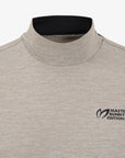 Men's Logo High-Neck Shirt- Khaki