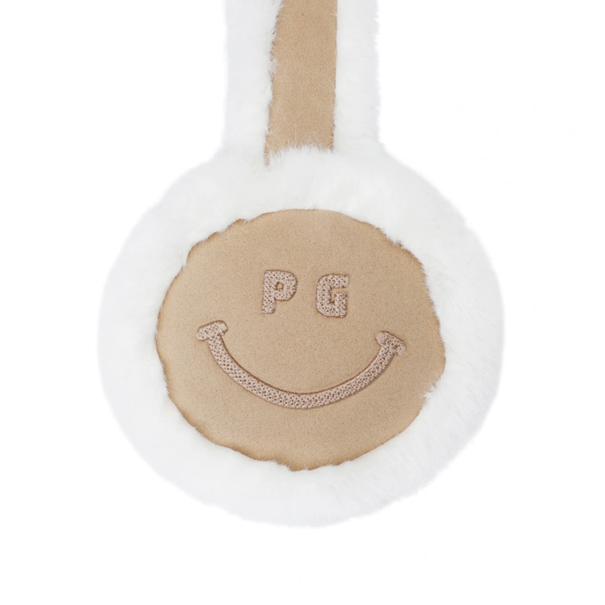 Women's Fur Ear Warmer - White - Erthe Golf