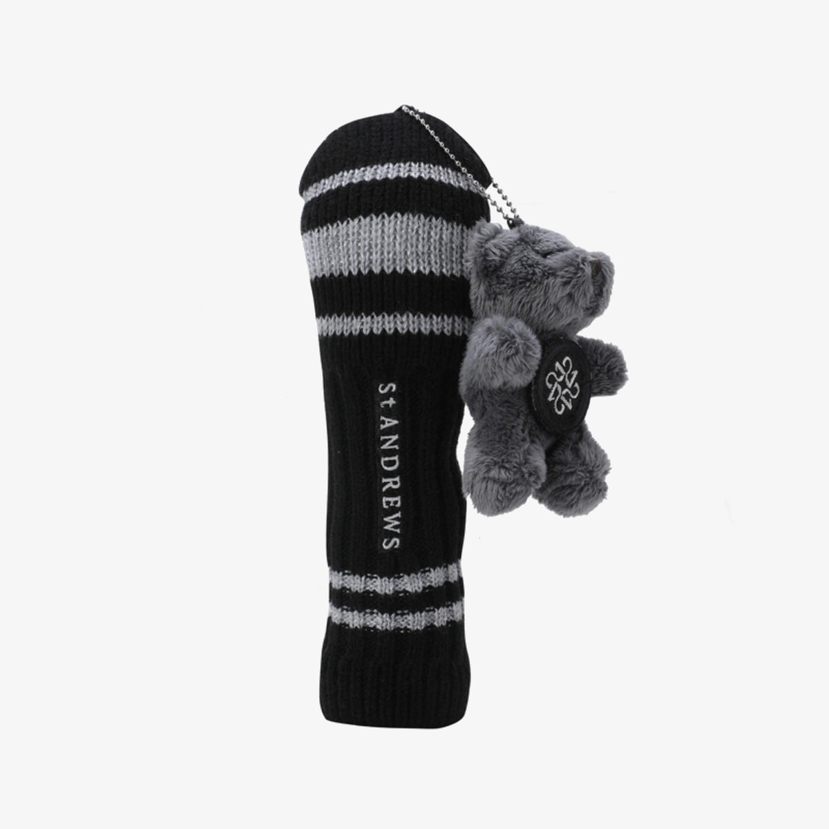 Women's Hooded Bear Driver Cover Set - Grey - Erthe Golf