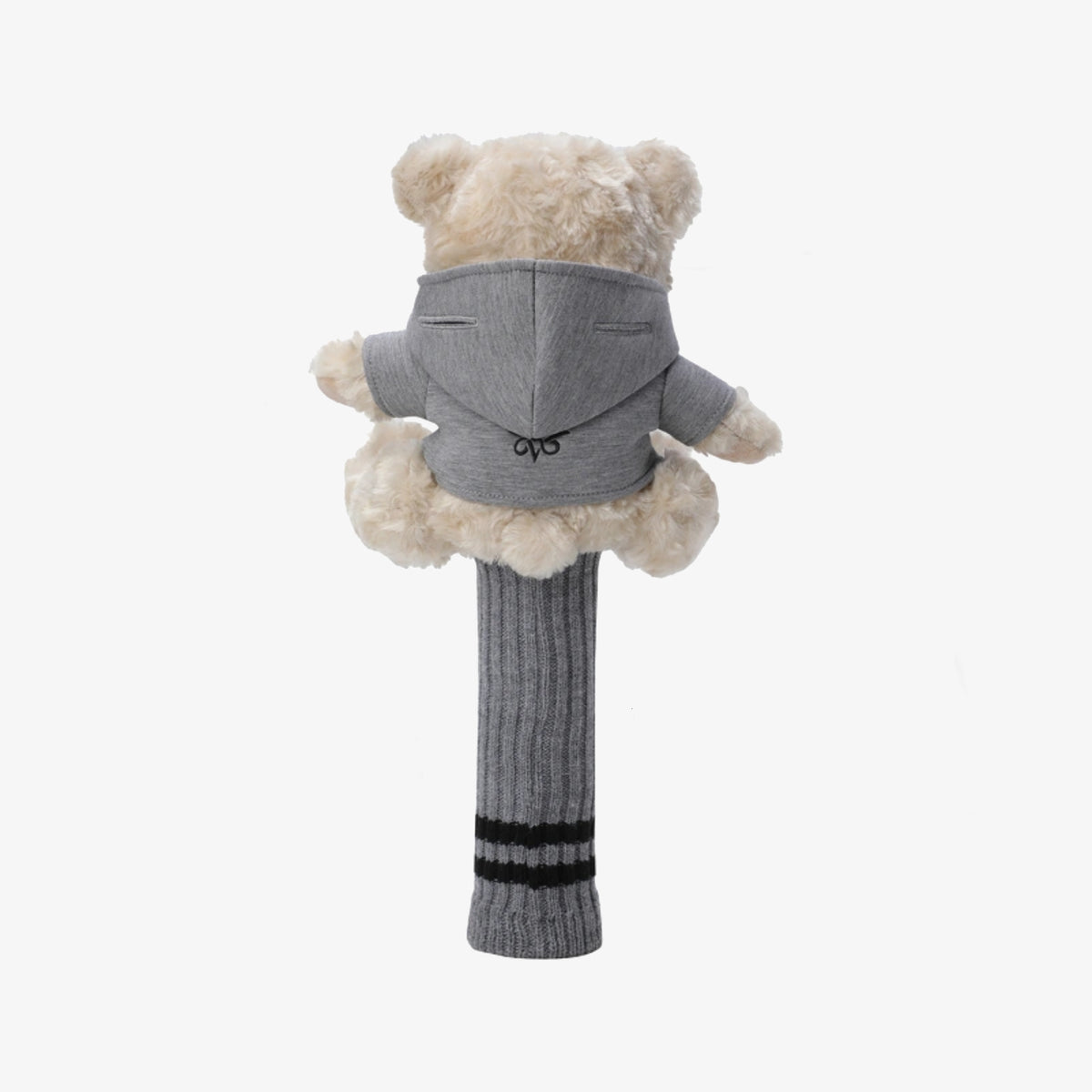 Women's Hooded Bear Driver Cover Set - White - Erthe Golf