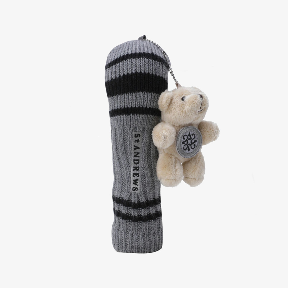 Women's Hooded Bear Driver Cover Set - White - Erthe Golf