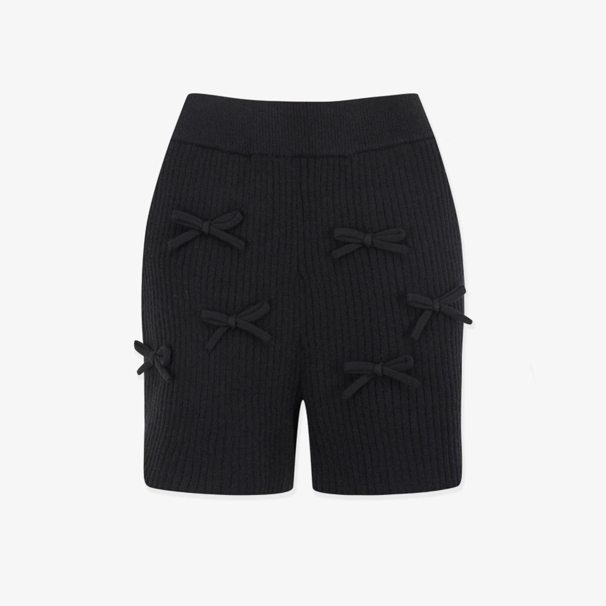 Women's Ribbon Shorts - Black - Erthe Golf