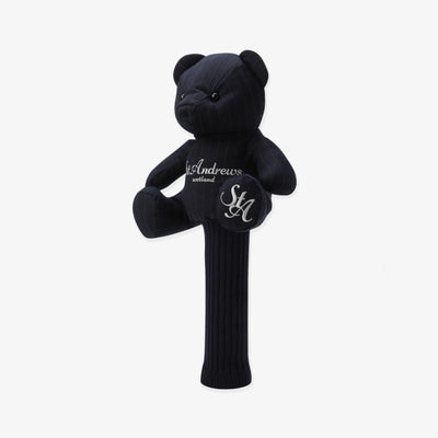 Women's Teddy Bear Driver Cover - Black - Erthe Golf