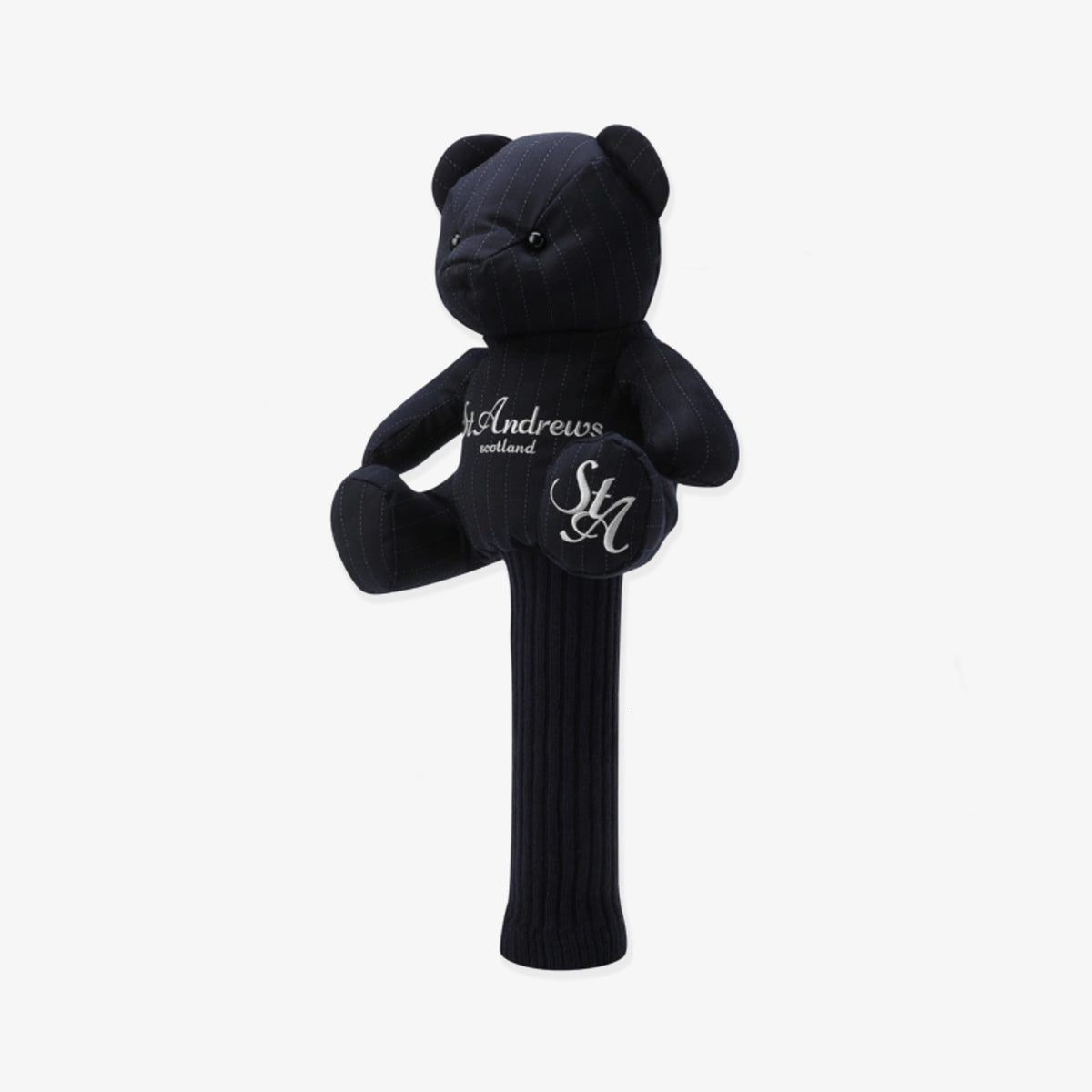 Women's Teddy Bear Driver Cover - Black - Erthe Golf