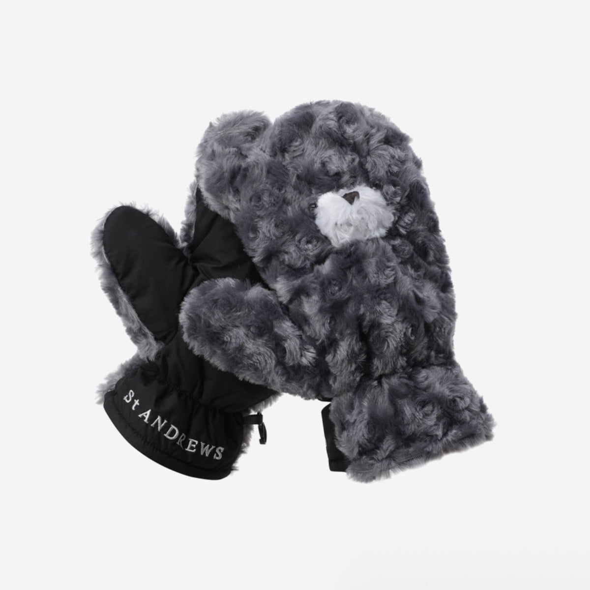 Women's Teddy Bear Gloves - Gray - Erthe Golf