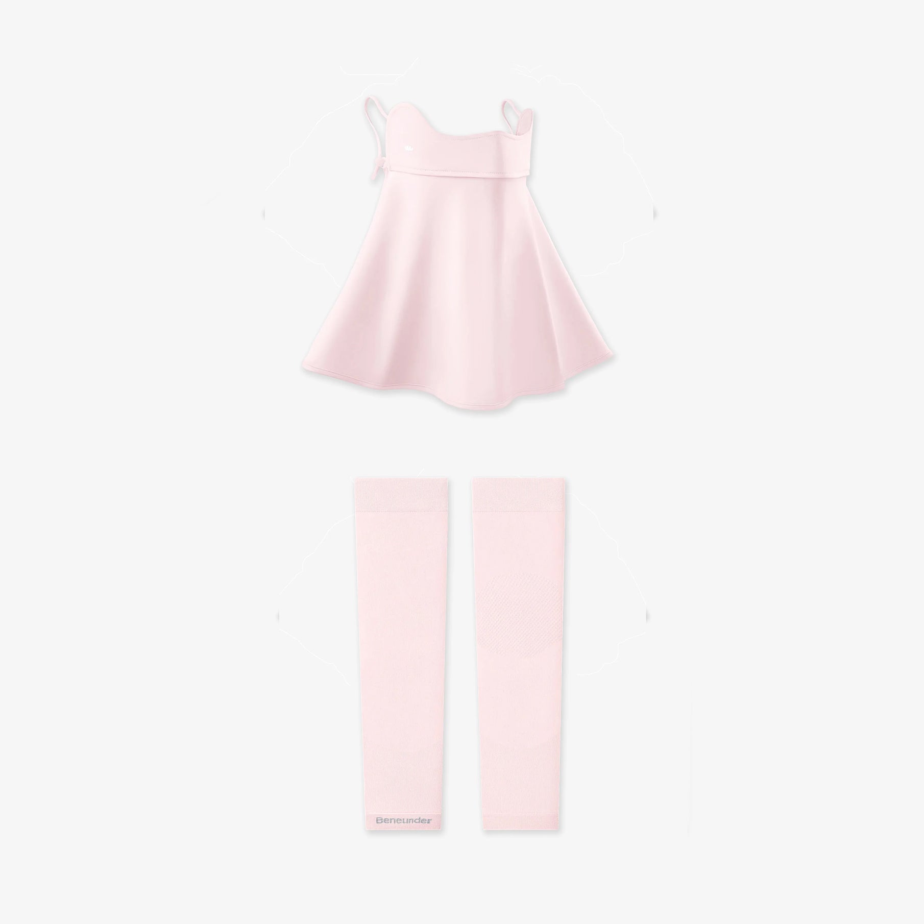 Beneunder Sun Proof Starter Kit - Neck Mask Set Pink - Erthe Golf
